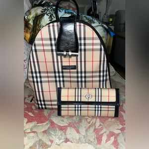 Burberry bag and wallet